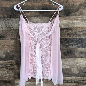 Medium Victoria’s Secret Pink Lace Negligee